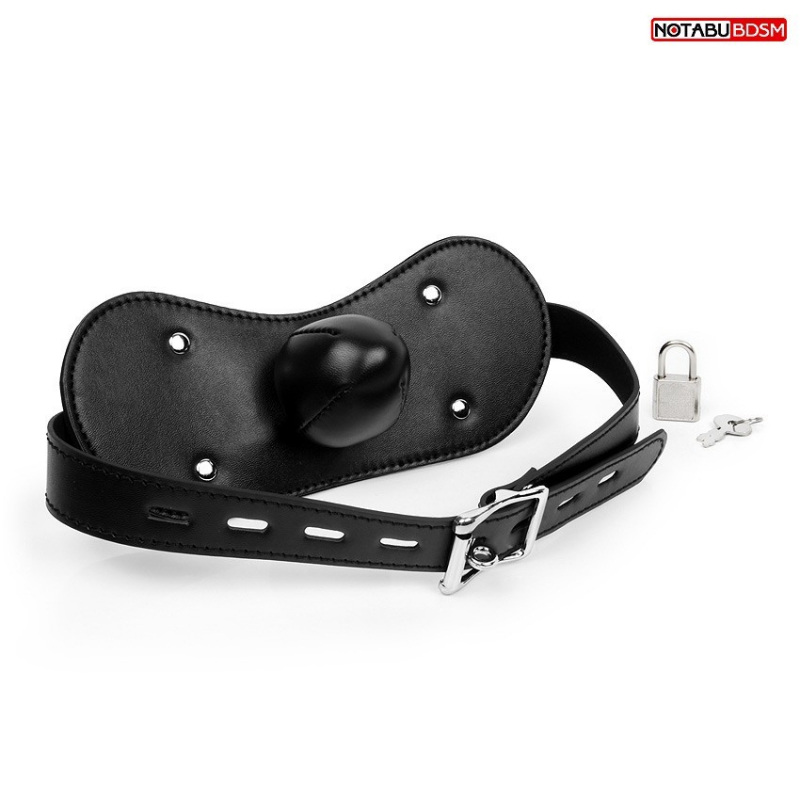 Кляп-маска "Notabu BDSM" черная маска 